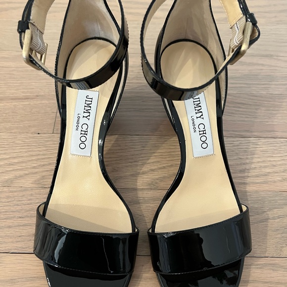 Jimmy Choo Edina Patent Leather Sandal - Picture 4 of 9